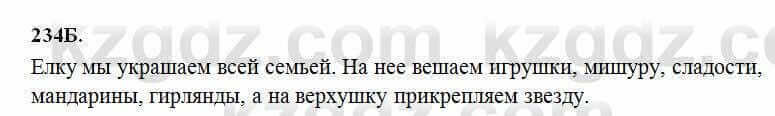 Русский язык Сабитова 6 класс 2018 Упражнение 234Б