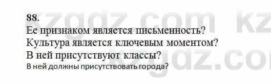 Русский язык Сабитова 6 класс 2018 Упражнение 88