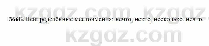 Русский язык Сабитова 6 класс 2018 Упражнение 366Б