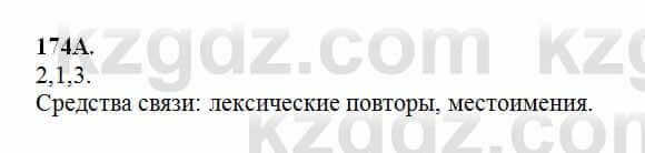 Русский язык Сабитова 6 класс 2018 Упражнение 174А