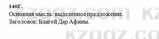 Русский язык Сабитова 6 класс 2018 Упражнение 140Г