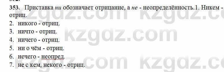 Русский язык Сабитова 6 класс 2018 Упражнение 353