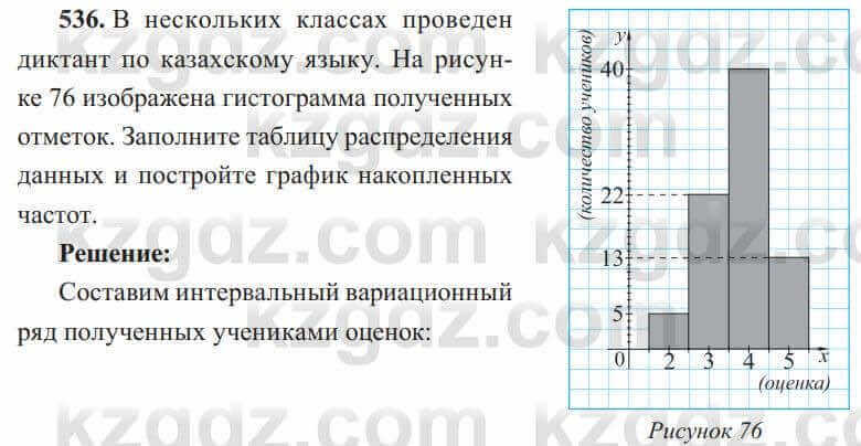 Алгебра Солтан 8 класс 2020 Упражнение 536