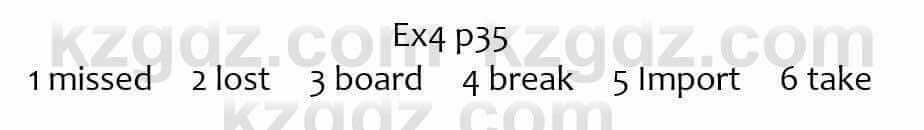 Английский язык Вирджиниия Эванс 7 класс 2017 Упражнение Ex4 p35