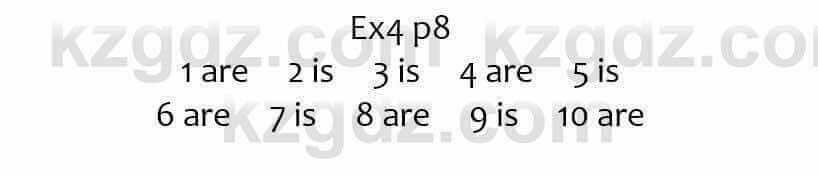 Английский язык Вирджиниия Эванс 7 класс 2017 Упражнение Ex4 p8