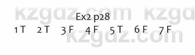 Английский язык Вирджиниия Эванс 7 класс 2017 Упражнение Ex2 p28