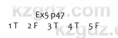 Английский язык Вирджиниия Эванс 7 класс 2017 Упражнение Ex5 p47