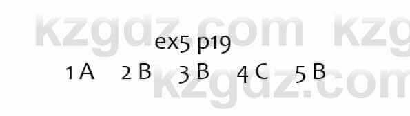 Английский язык Вирджиниия Эванс 7 класс 2017 Упражнение Ex5 p19