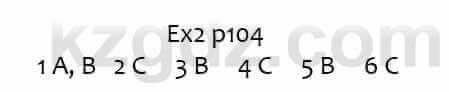 Английский язык Вирджиниия Эванс 7 класс 2017 Упражнение Ex2 p104
