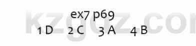 Английский язык Вирджиниия Эванс 7 класс 2017 Упражнение Ex7 p69