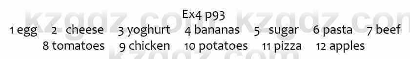 Английский язык Вирджиниия Эванс 7 класс 2017 Упражнение Ex4 p93