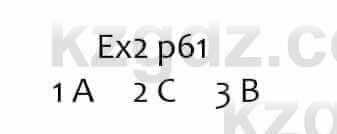 Английский язык Вирджиниия Эванс 7 класс 2017 Упражнение Ex2 p61