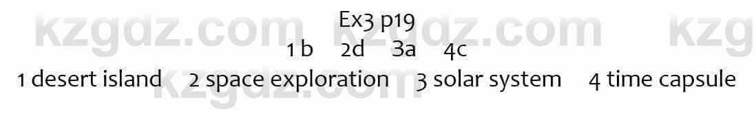 Английский язык Вирджиниия Эванс 7 класс 2017 Упражнение Ex3 p19