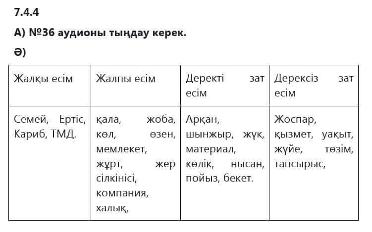 Казахский язык Капалбек 5 класс 2017 Упражнение 4