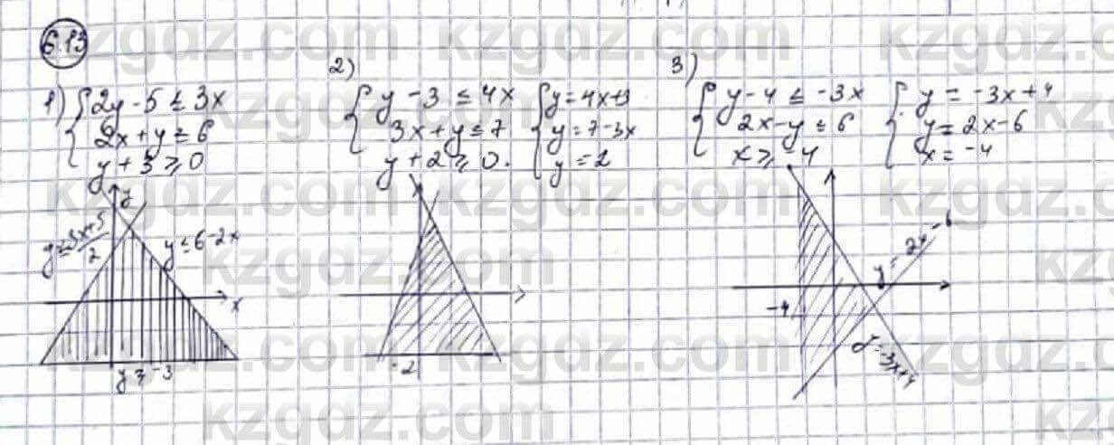 Алгебра Абылкасымова 9 класс 2019 Упражнение 6.13