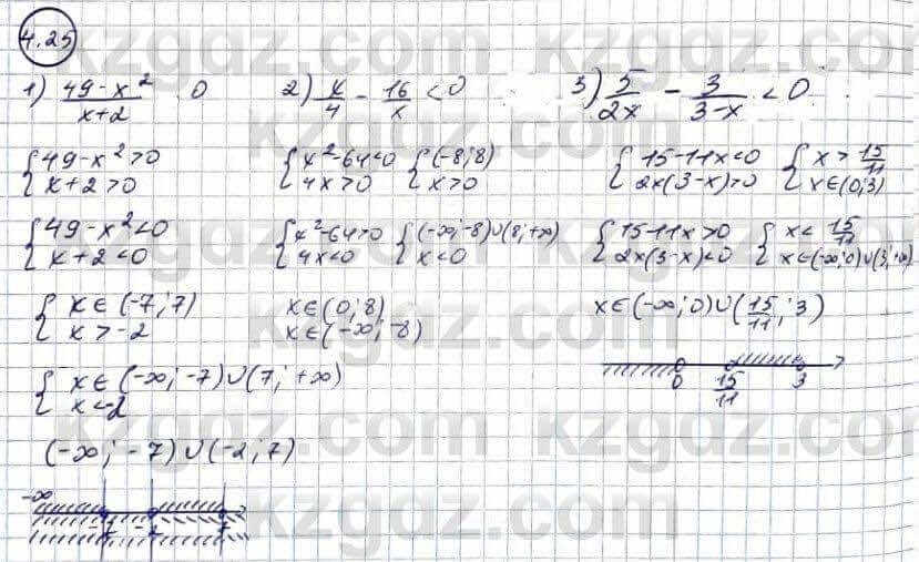 Алгебра Абылкасымова 9 класс 2019 Упражнение 4.251