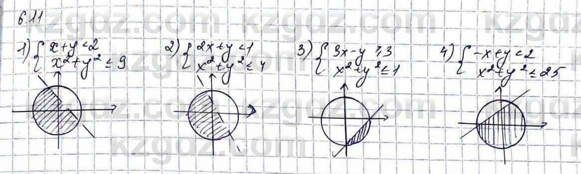 Алгебра Абылкасымова 9 класс 2019 Упражнение 6.111