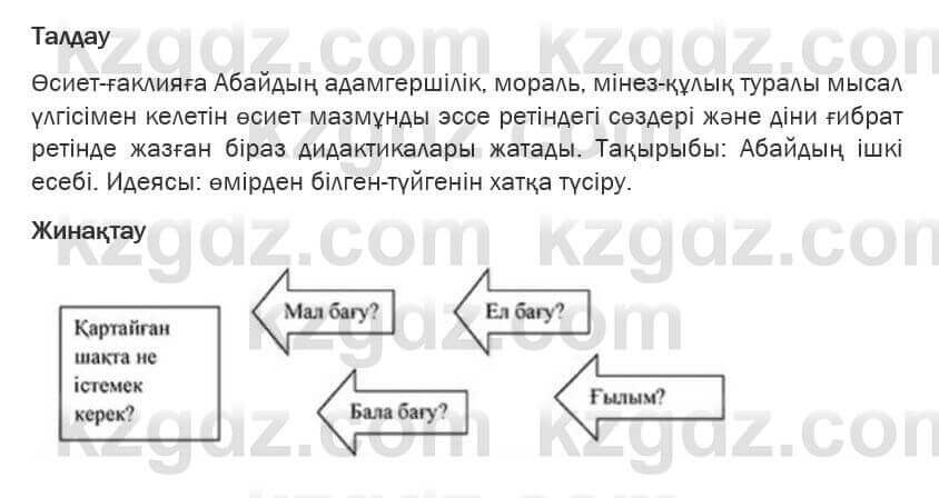 Казахская литература Турсынгалиева 6 класс 2018 Упражнение 78 бет