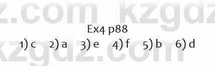 Английский язык Ben Goldstein 7 класс 2017 Упражнение Ex4 p88