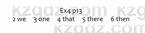 Английский язык Ben Goldstein 7 класс 2017 Упражнение Ex4 p13