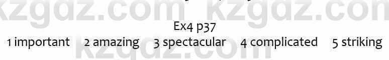 Английский язык Ben Goldstein 7 класс 2017 Упражнение Ex4 p37